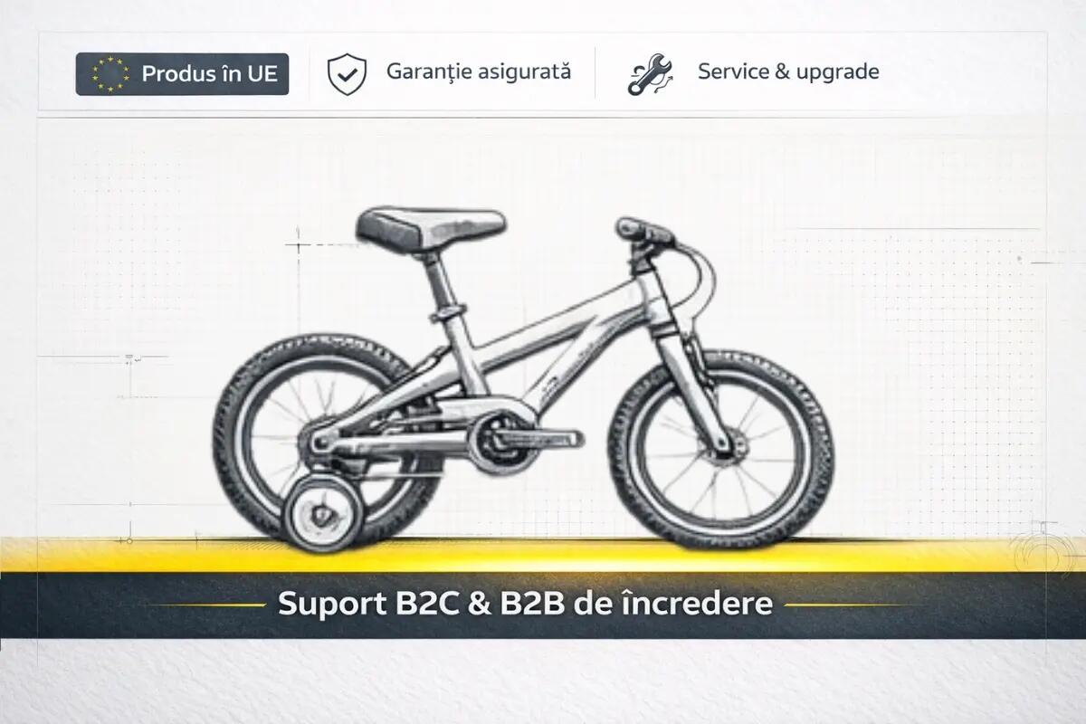 Vélo pour enfants Prophete 11721 reconditionné - 24 pouces, noir-orange 4/4