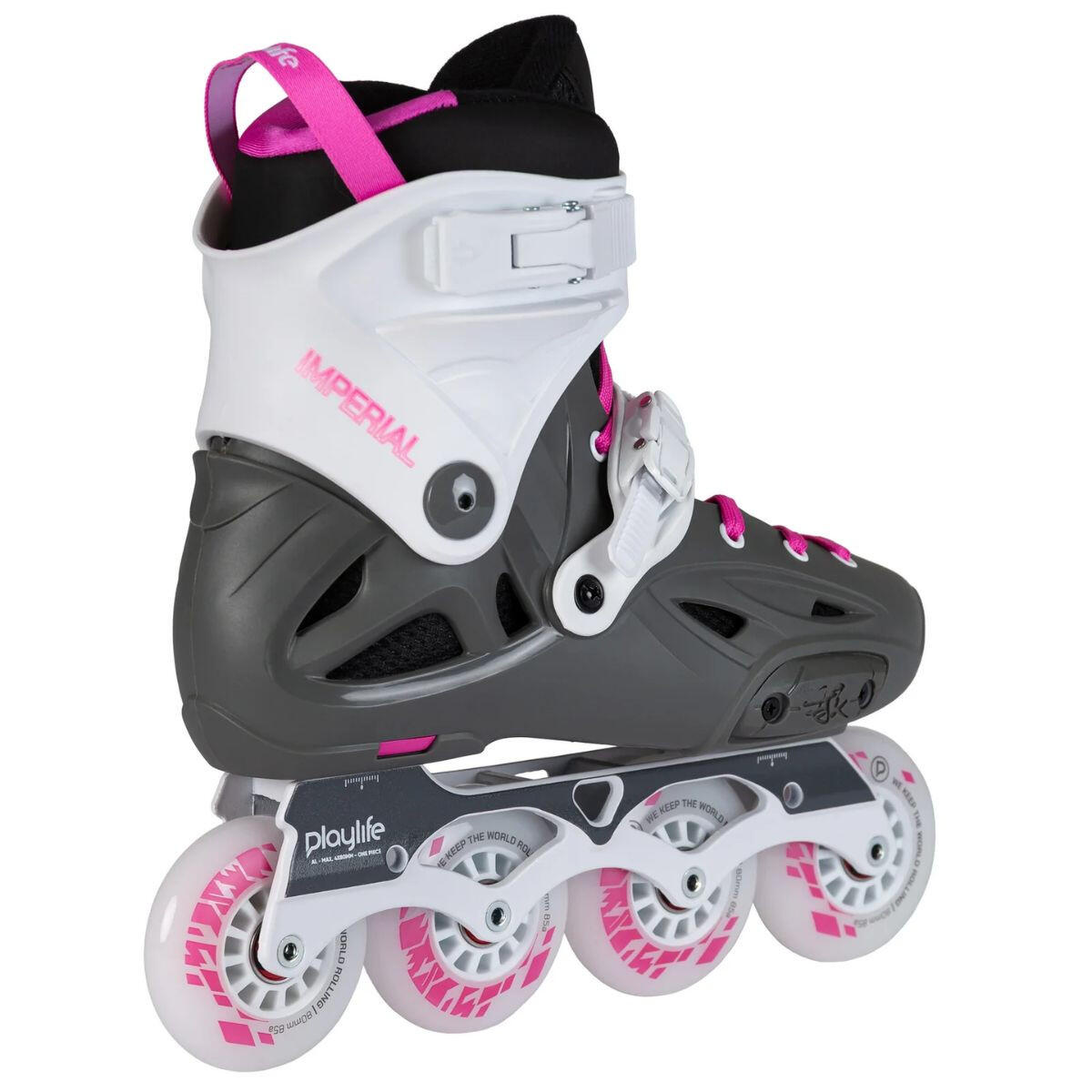 Rolki Playlife Imperial 80 Fuchsia Grey White Pink 4/7