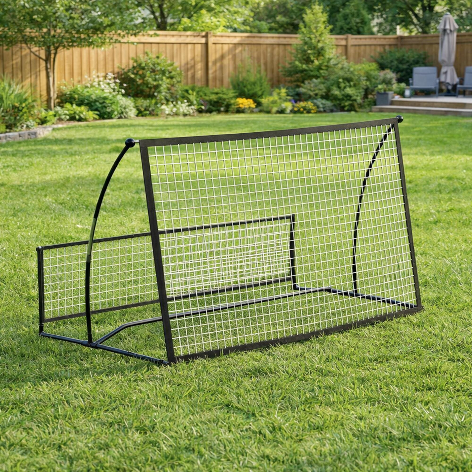 Rede de ressalto 200x94x122 cm preto SPORTNOW 2/5