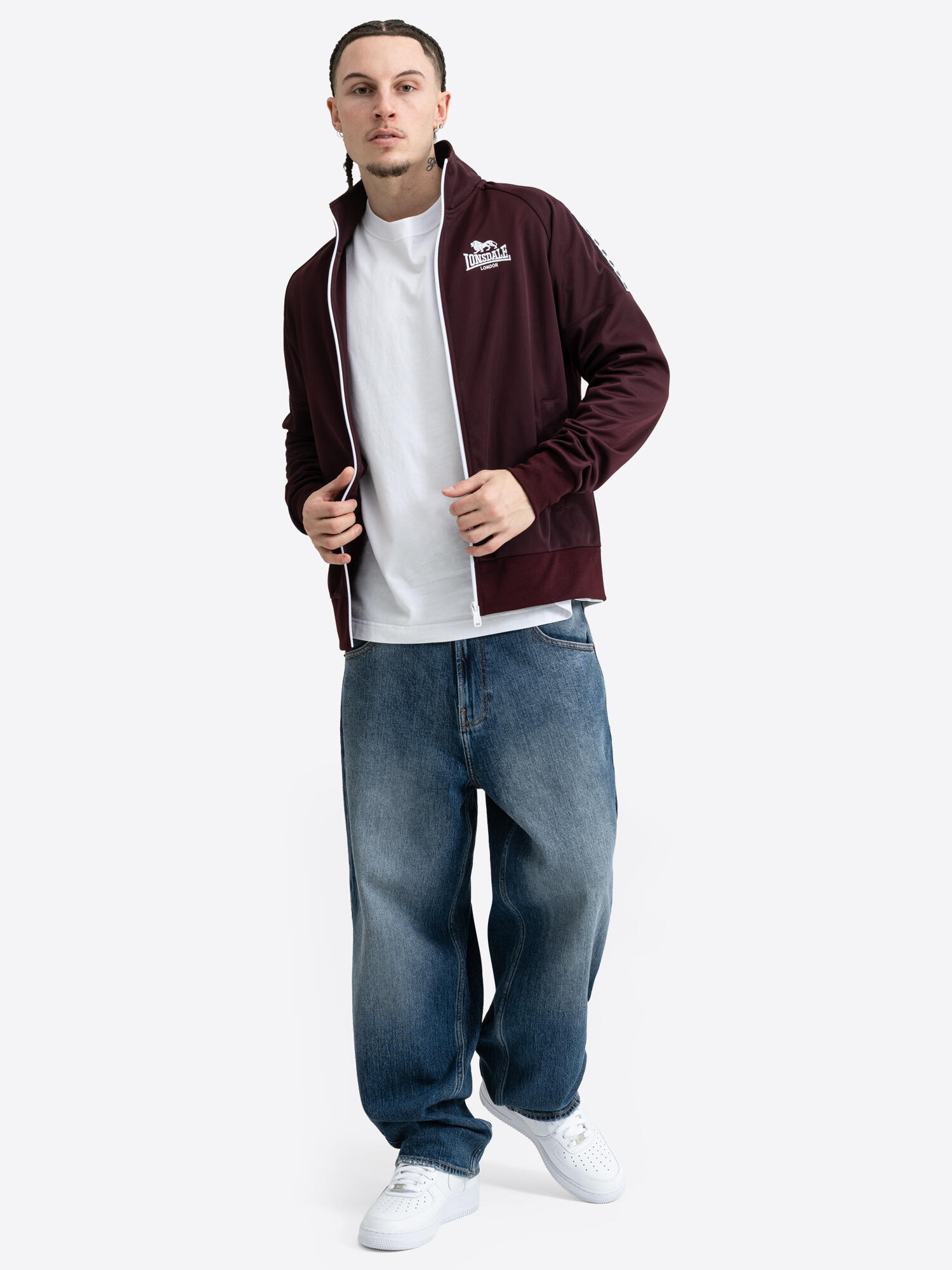 LONSDALE Herren Trainingsjacke normale Passform CALSHOT 3/6