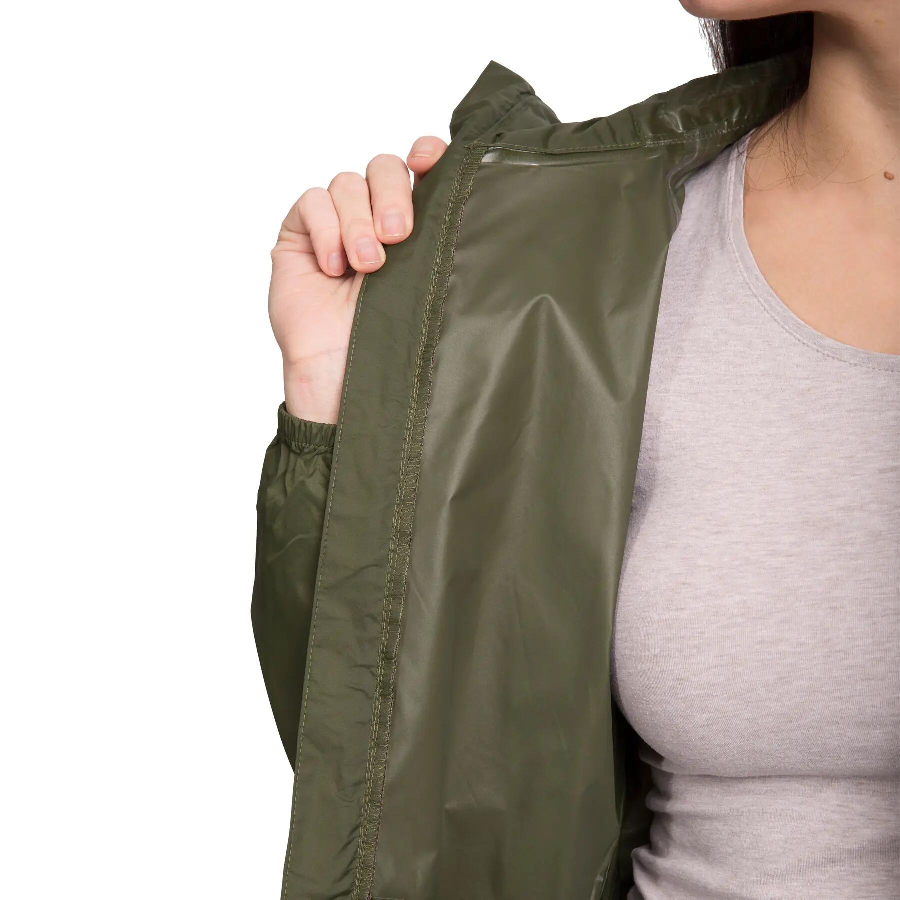 Veste imperméable à capuche zipée Trespass Qikpac 3/3