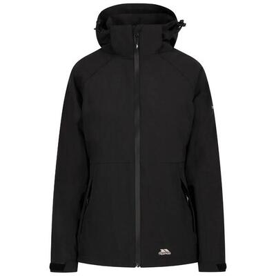 Giacca impermeabile con cappuccio e zip per donna Trespass Tilbury