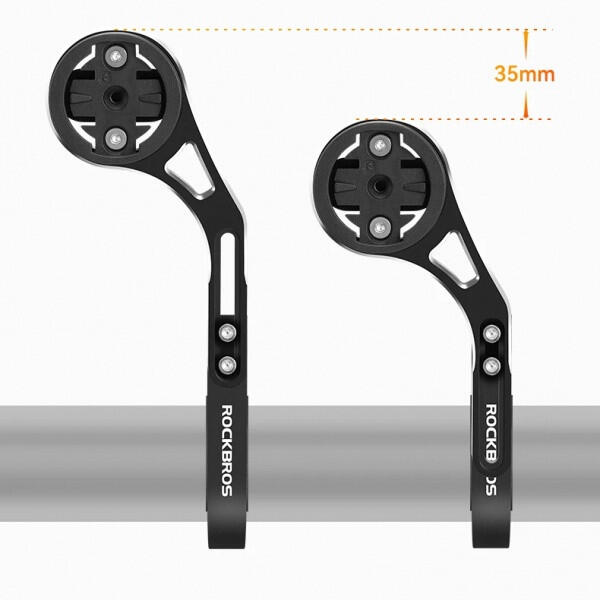 Wydłużany uchwyt rowerowy do liczników Garmin Edge / Magene ROCKBROS 3/7