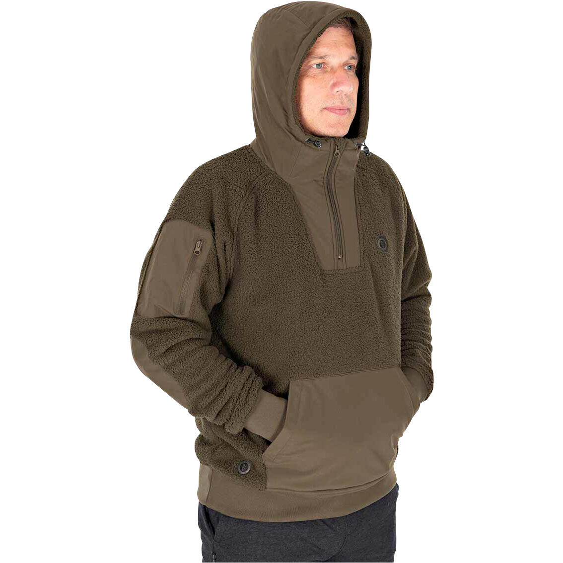 Fox Sherpa Hybrid Jacket Herren (Olive) Größe L 3/4
