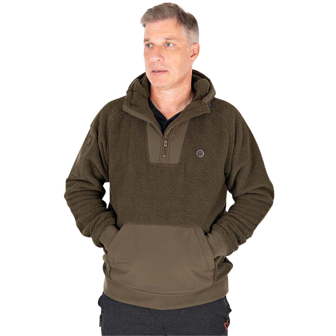 Fox Sherpa Hybrid Jacket Herren (Olive) Größe L 2/4