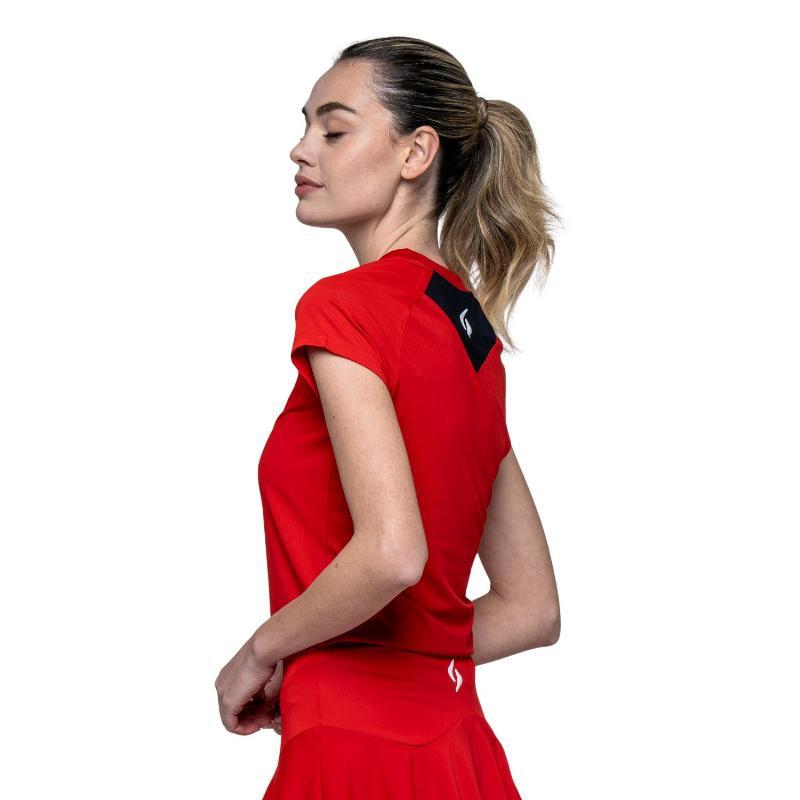 Camiseta Siux Match 26 Rojo Mujer 2/5