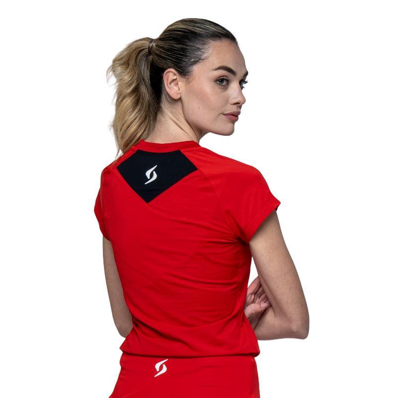Camiseta Siux Match 26 Rojo Mujer 5/5