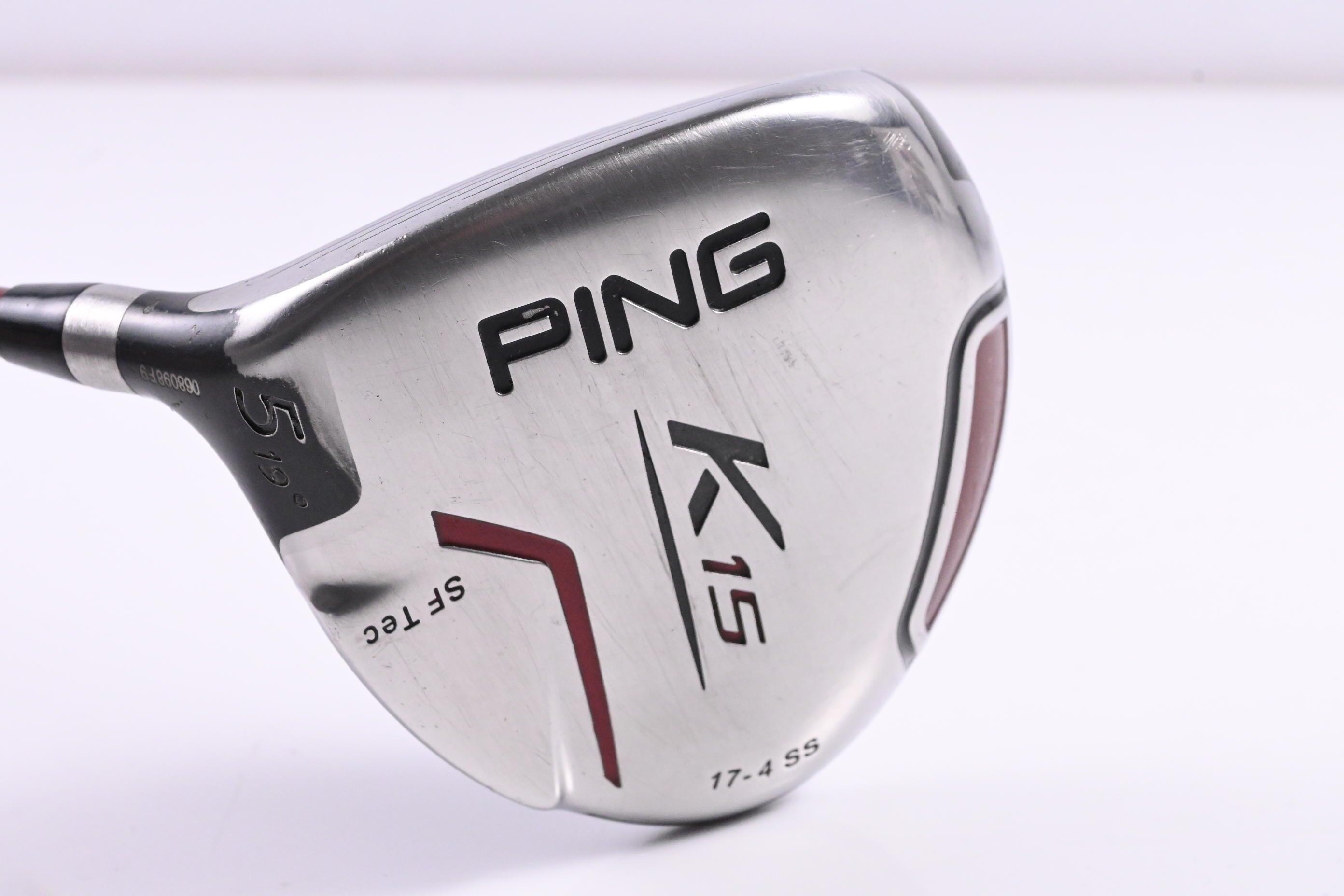 Left Hand Ping K15 SF Tec #5 Wood / 19 Degree / Regular Flex Ping  display picture 1