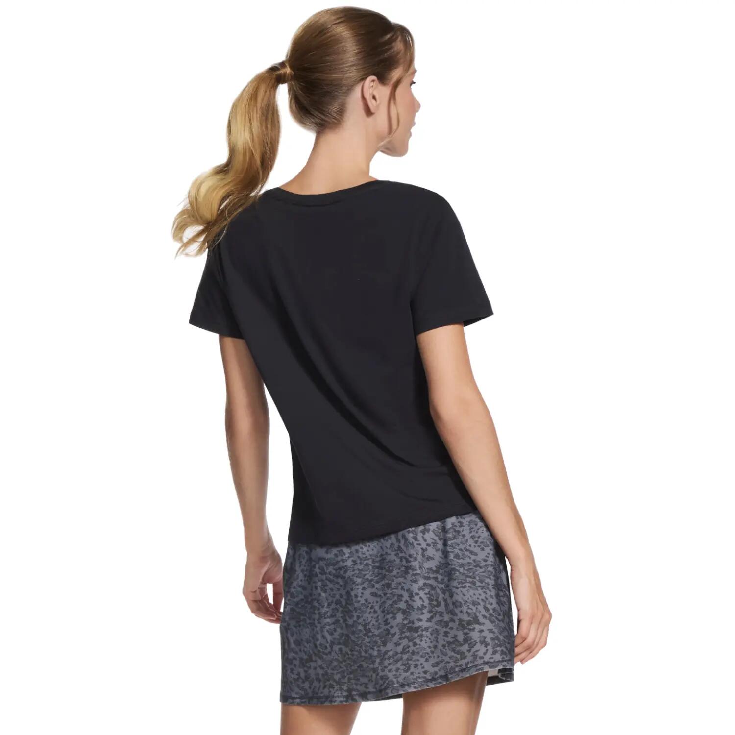 T-shirt sportowy z krótkim rękawem damski Signature V-Neck Tee 3/3