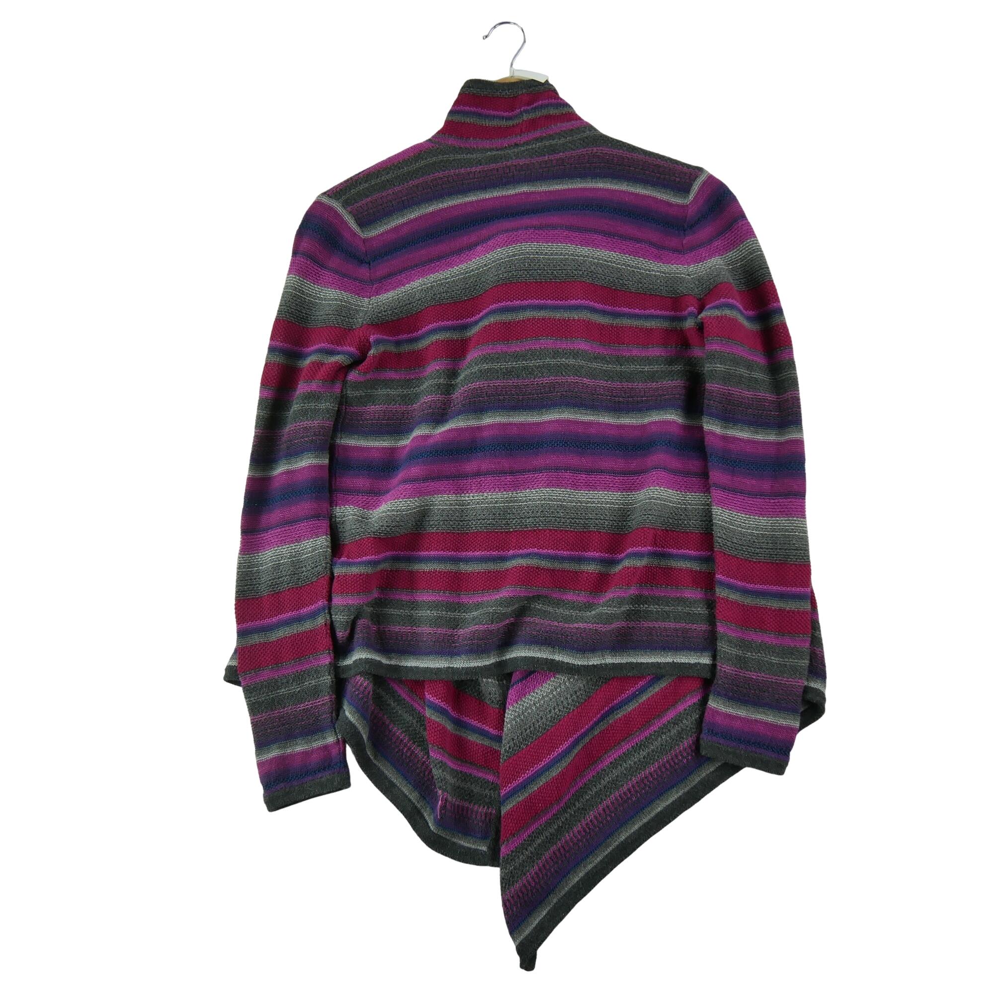 Women's Linen Cardigan Vest Purple 2/4