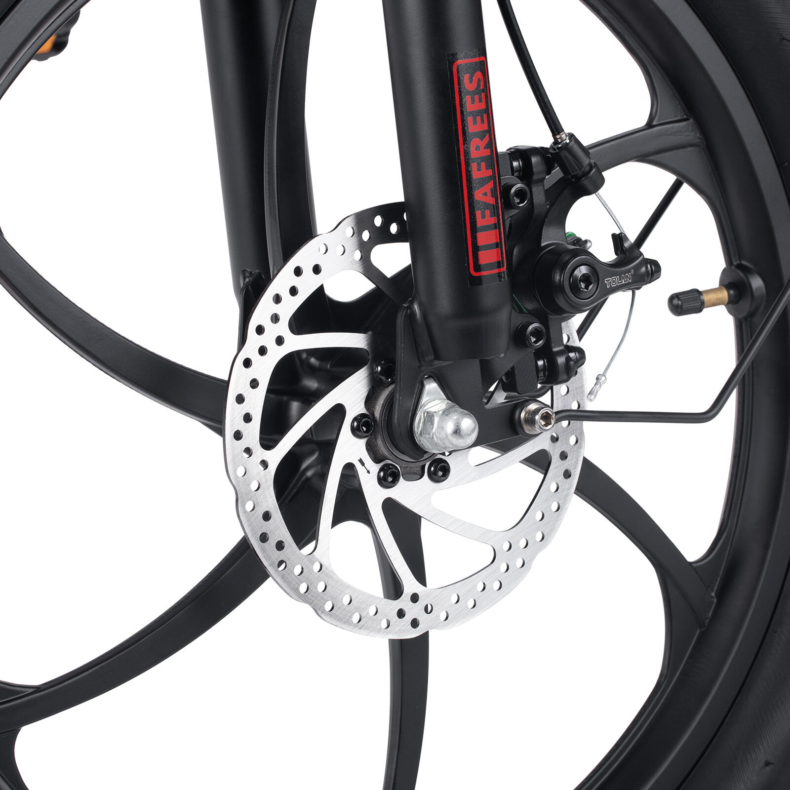 F20 Bicicleta eléctrica plegable 36V 18Ah, neumáticos anchos 20*3,0 pulgadas 6/7