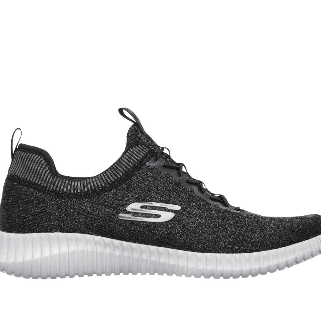 SKECHERS men’s trainer, grey-black, new mid-high training shoes