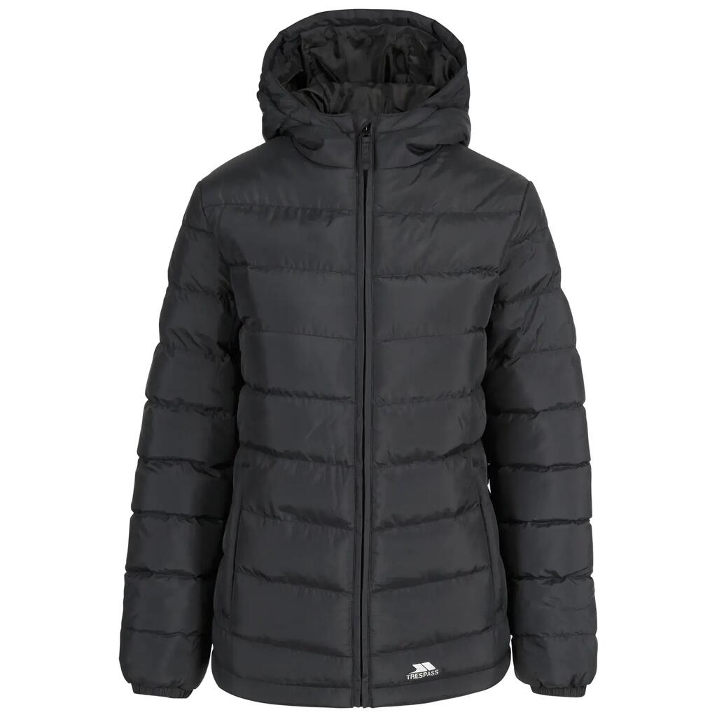 Womens Padded Jacket Casual with 2 Zip Pockets Elegant
