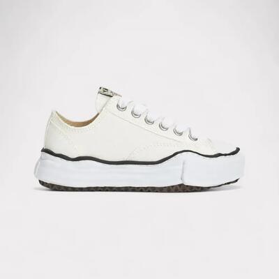 Schoenen - lifestyle - unisex - peterson og sole canvas low - wit.