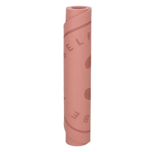 oefenmat - yoga en pilates - ikonka - geluiddempend, antislip - roze. 6/6