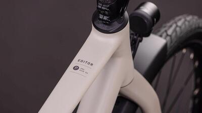 Cube editor pro fe 50 cm, aluminium frame, carbon voorvork, shimano nexus, grijs