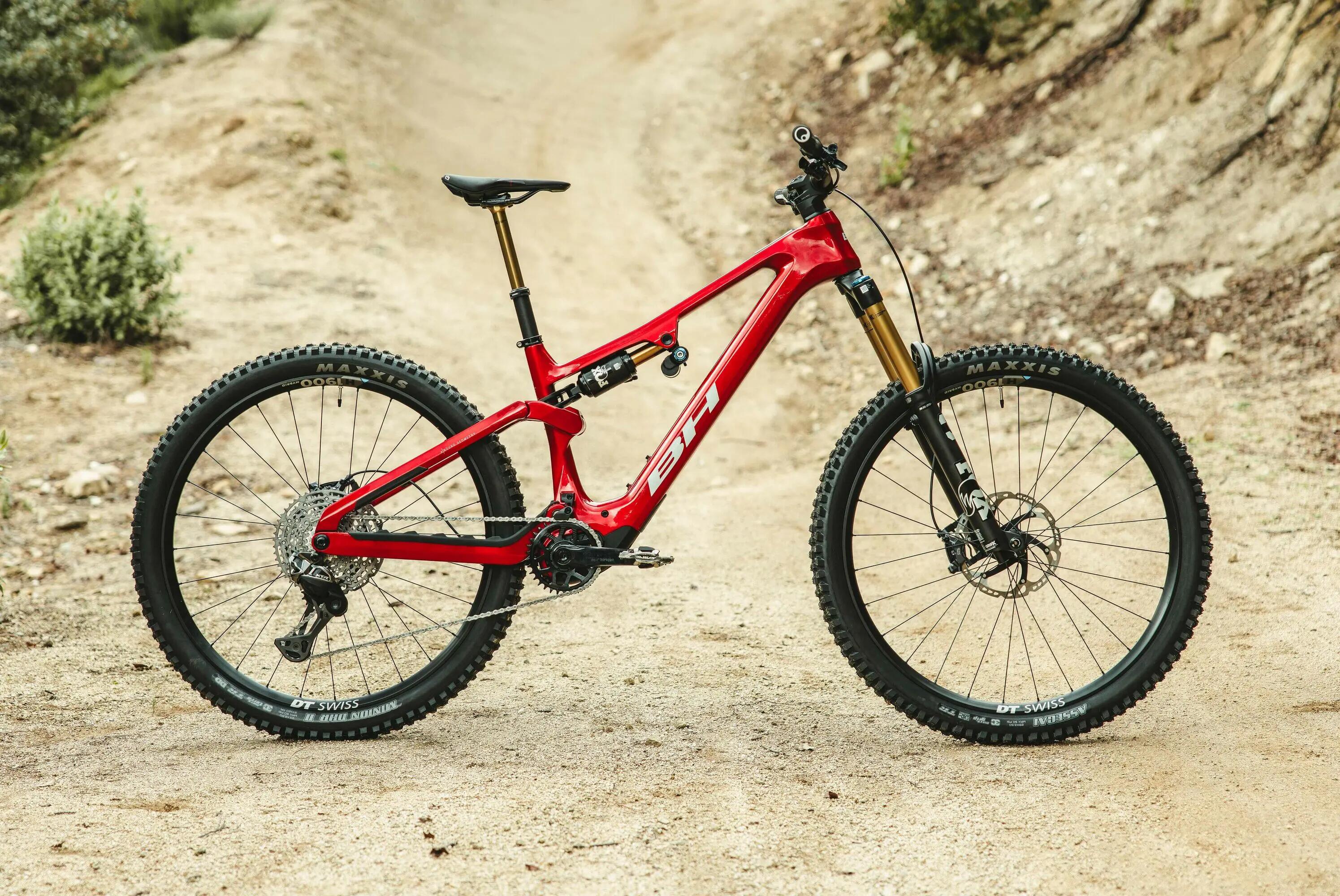 Bicicleta eléctrica Bh Ilynx+ Dl Enduro Carbon 9.5 rojo-gris 4/4