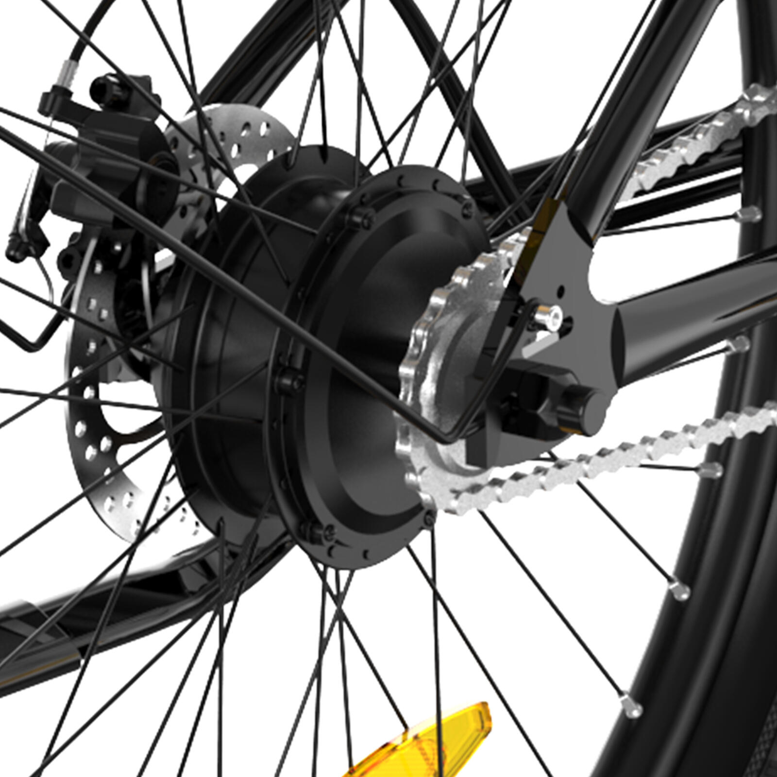 27,5" Elektrische stadsfiets lage instap uitneembare accu 13Ah BK8S APP 4/7
