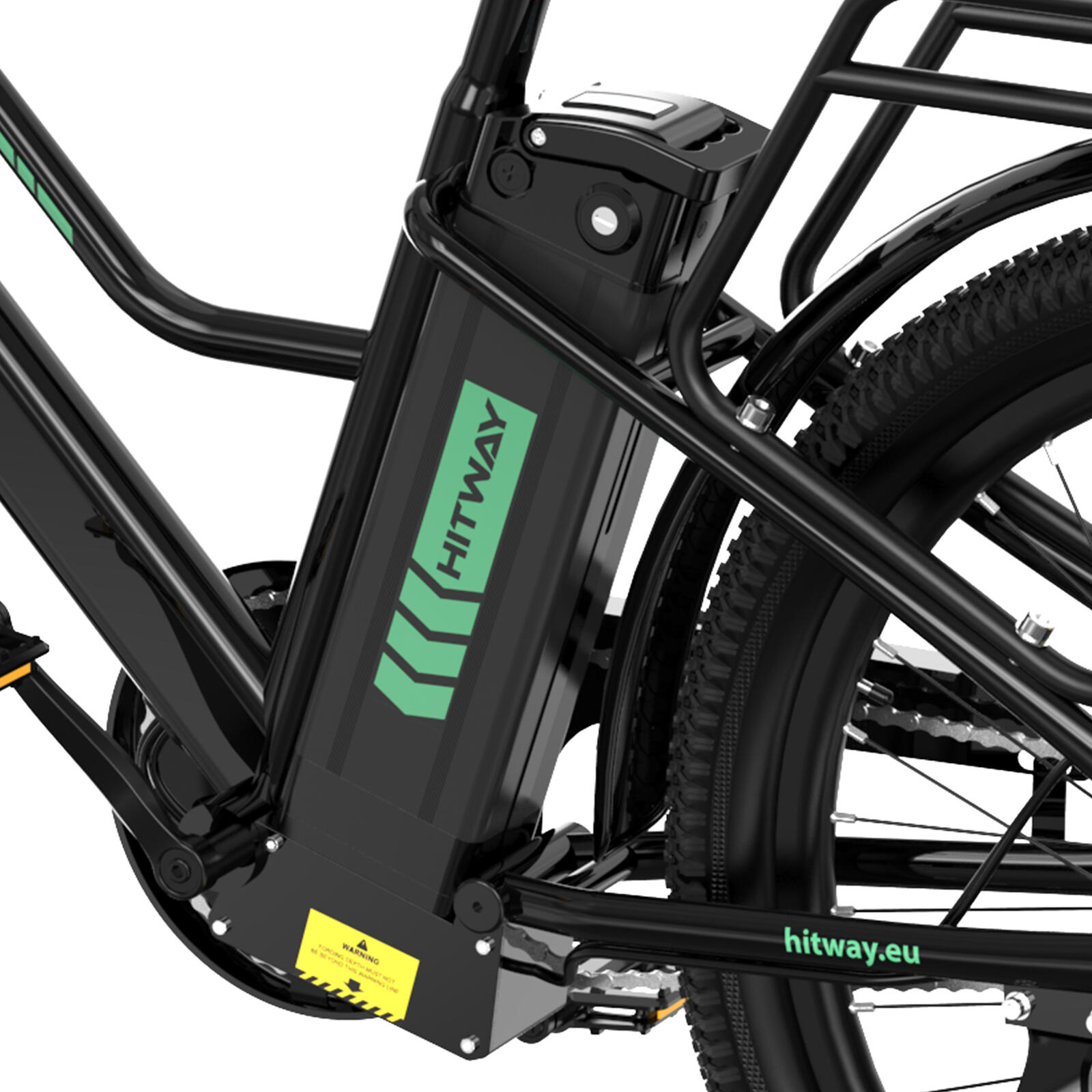 27,5" Elektrische stadsfiets lage instap uitneembare accu 13Ah BK8S APP 5/7