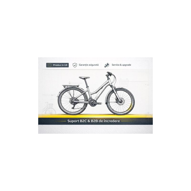 Bicicleta Oras Pegas Strada 1 - 26 inch, M, Maro/Gri