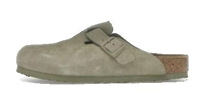 Boston Suede Leather Faded Khaki - Taille : 41N EU
