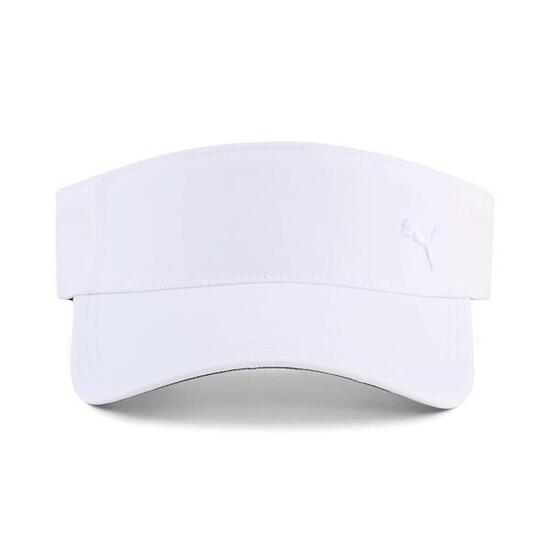 Visiera sportiva da golf Puma da donna bianca