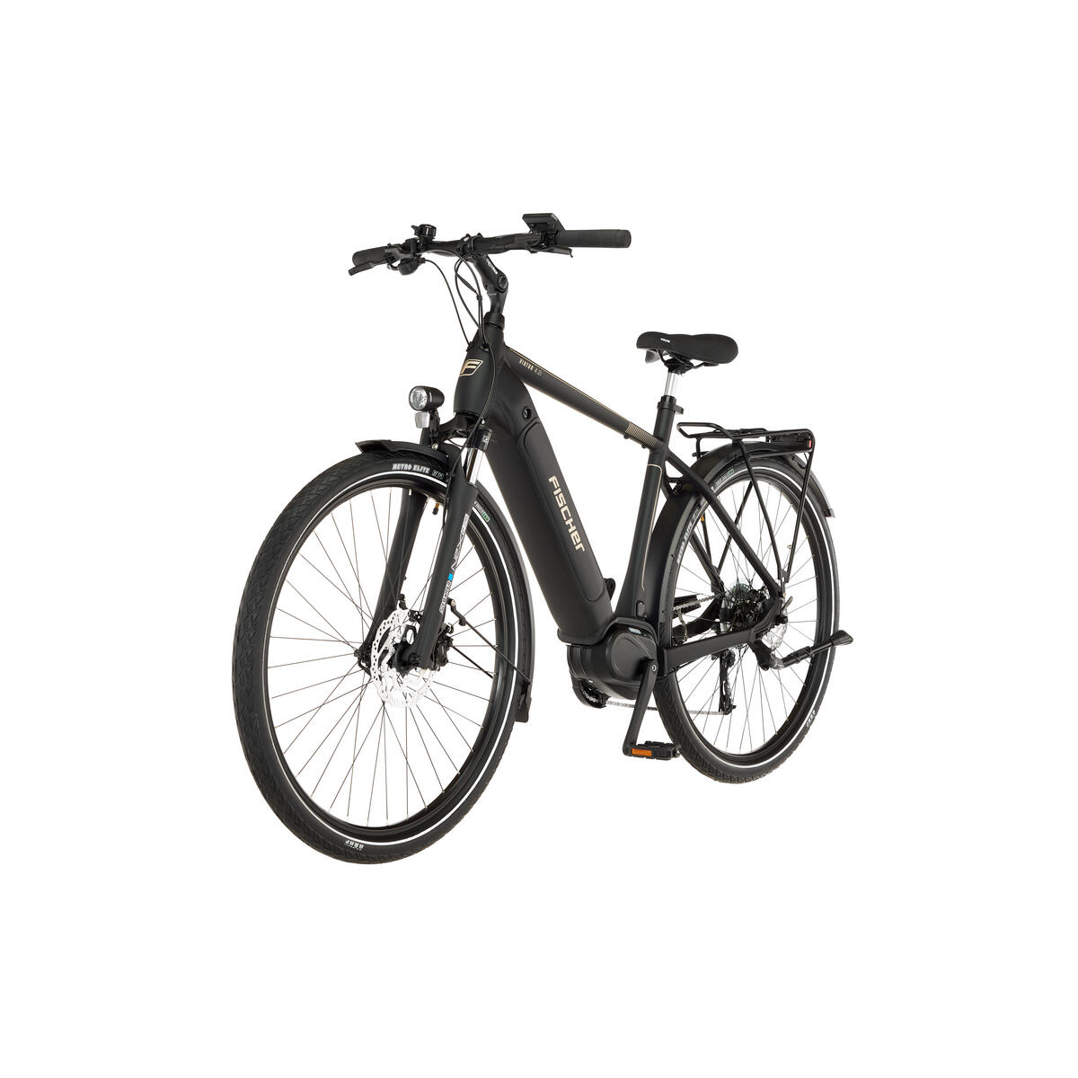 FISCHER Trekking VIATOR 4.2i ACTIVE E-Bike schwarz, 28 Zoll, RH 55 cm, 630 Wh 3/7