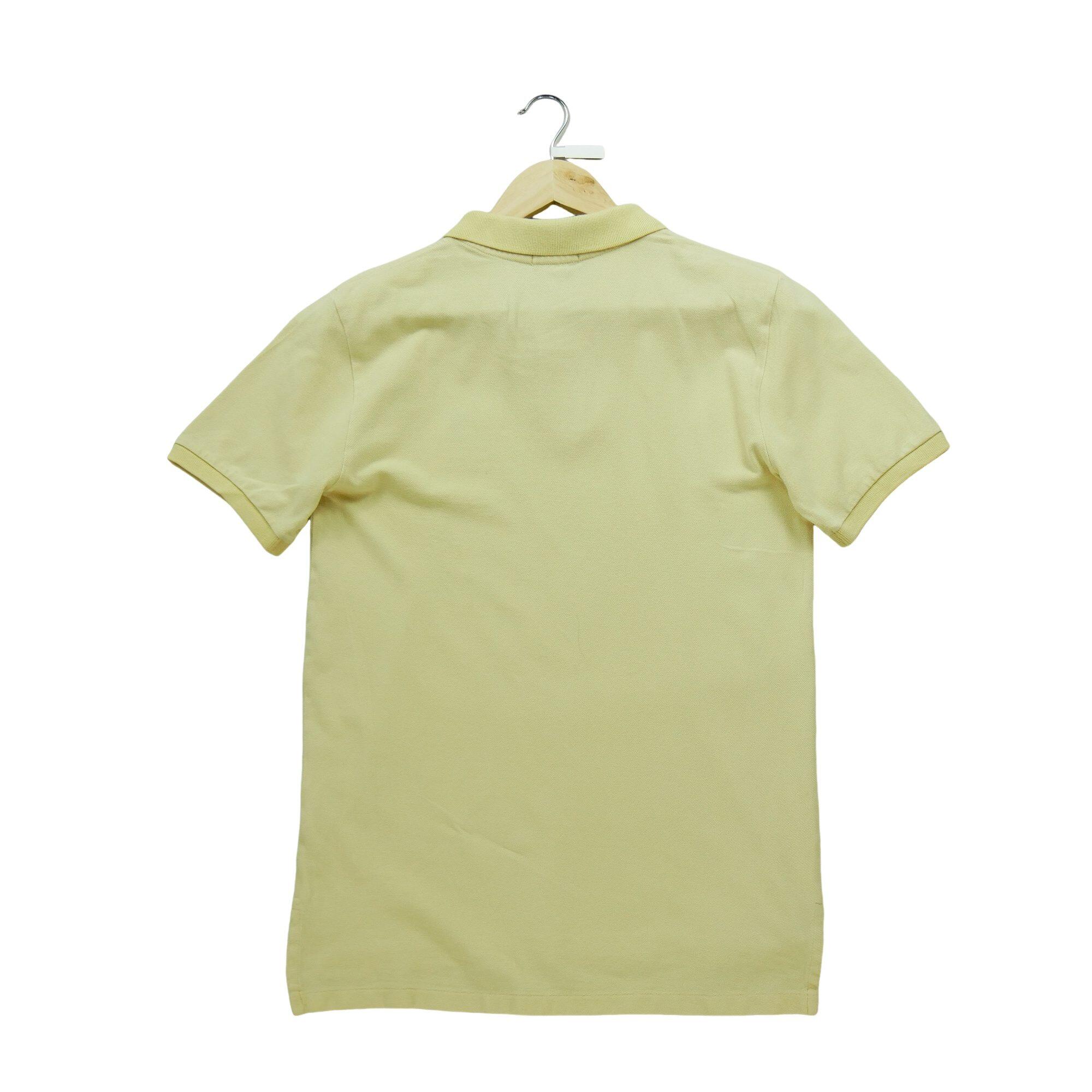 Kurzarm Herren Polo Gelb 3/6