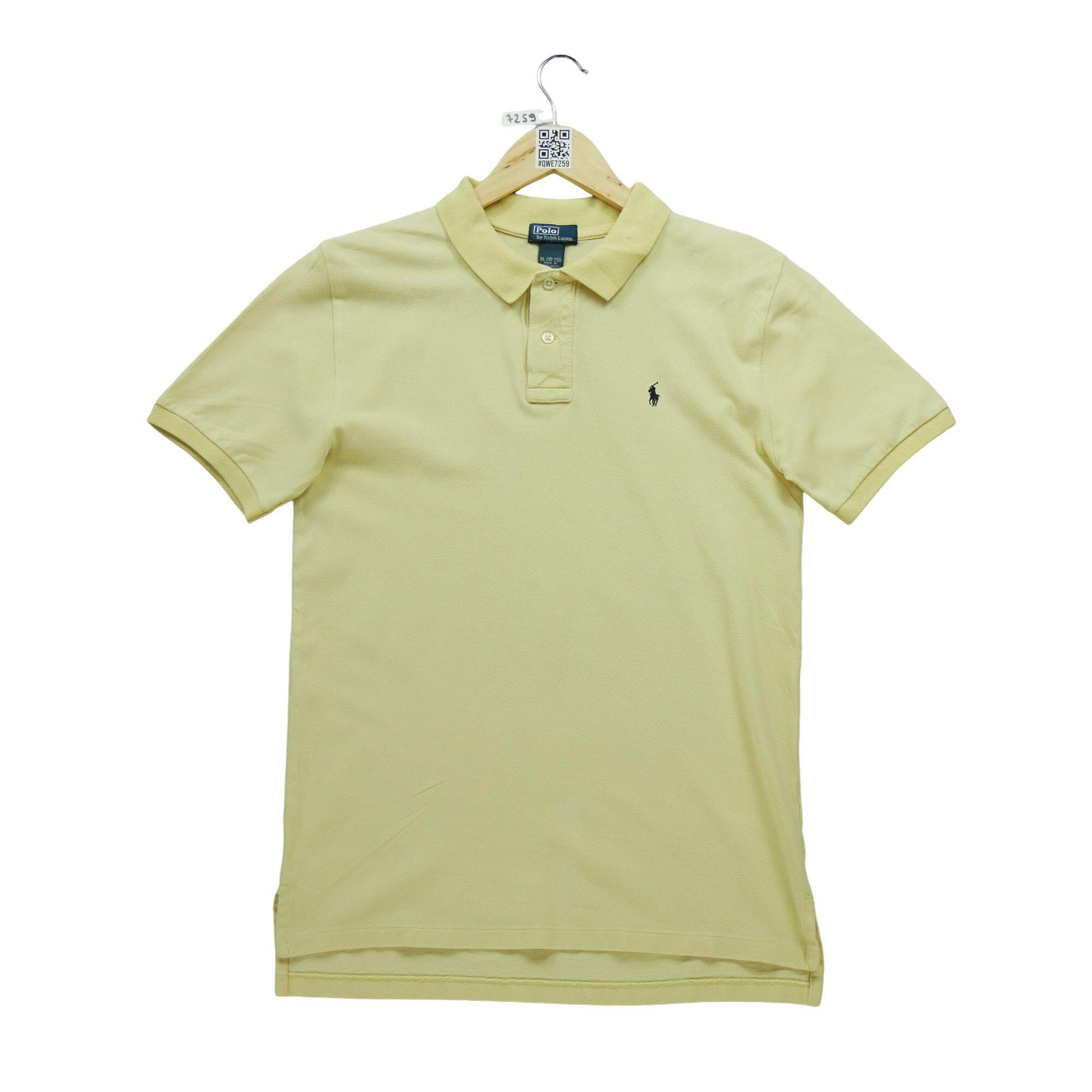 Kurzarm Herren Polo Gelb 2/6