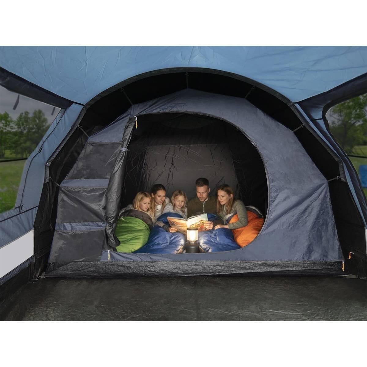 Tente tunnel Kambo 6 Sleeper Protect - Sol cousu - Cabine  noire - 6 pers 5/7