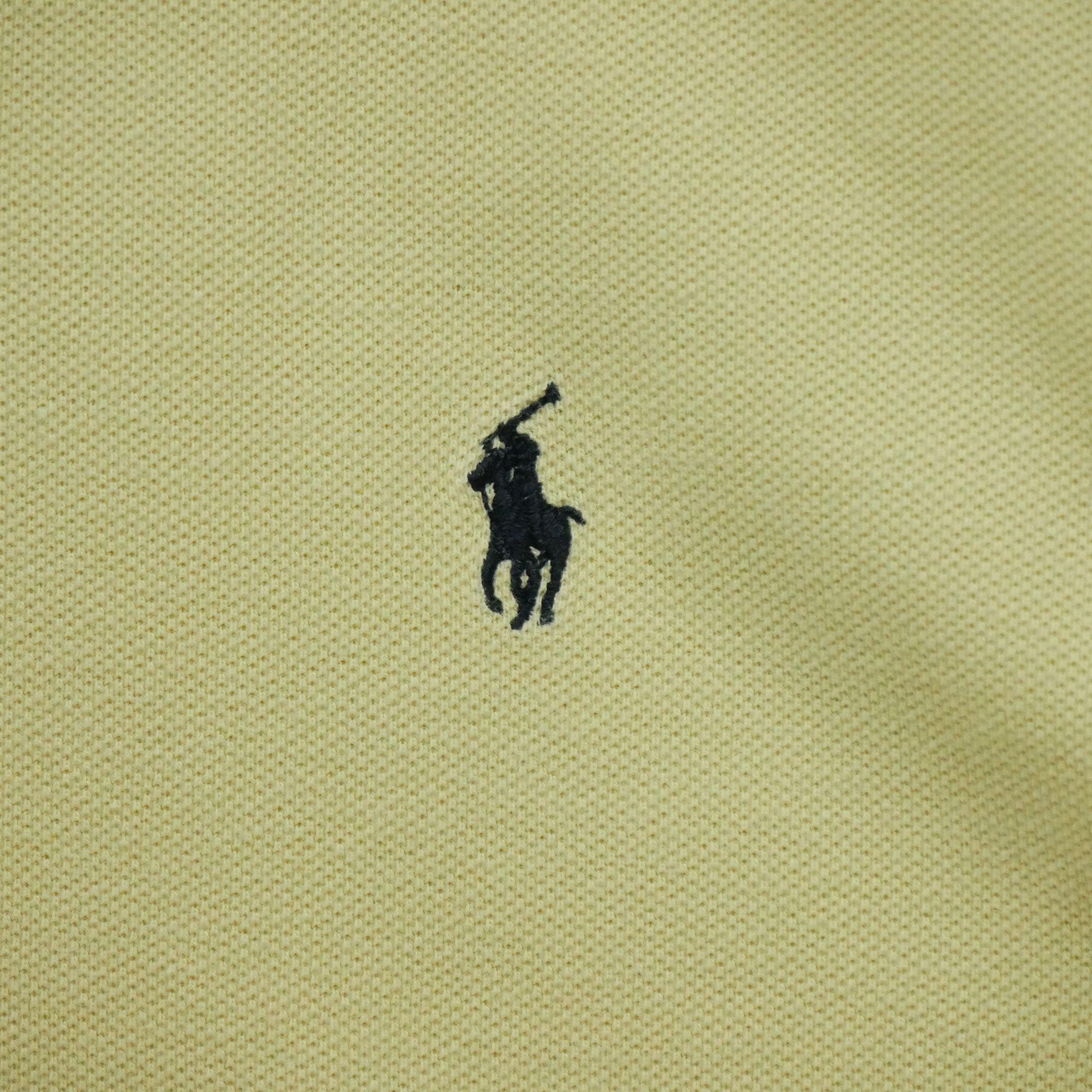 Kurzarm Herren Polo Gelb 5/6