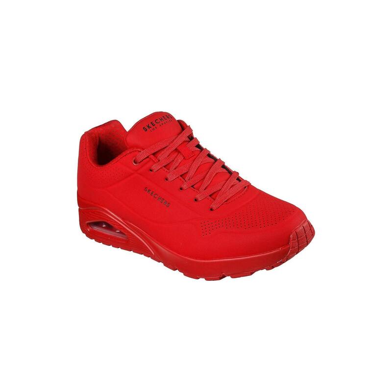 Pantofi universali 52458red pentru întregul an roșii bărbătești