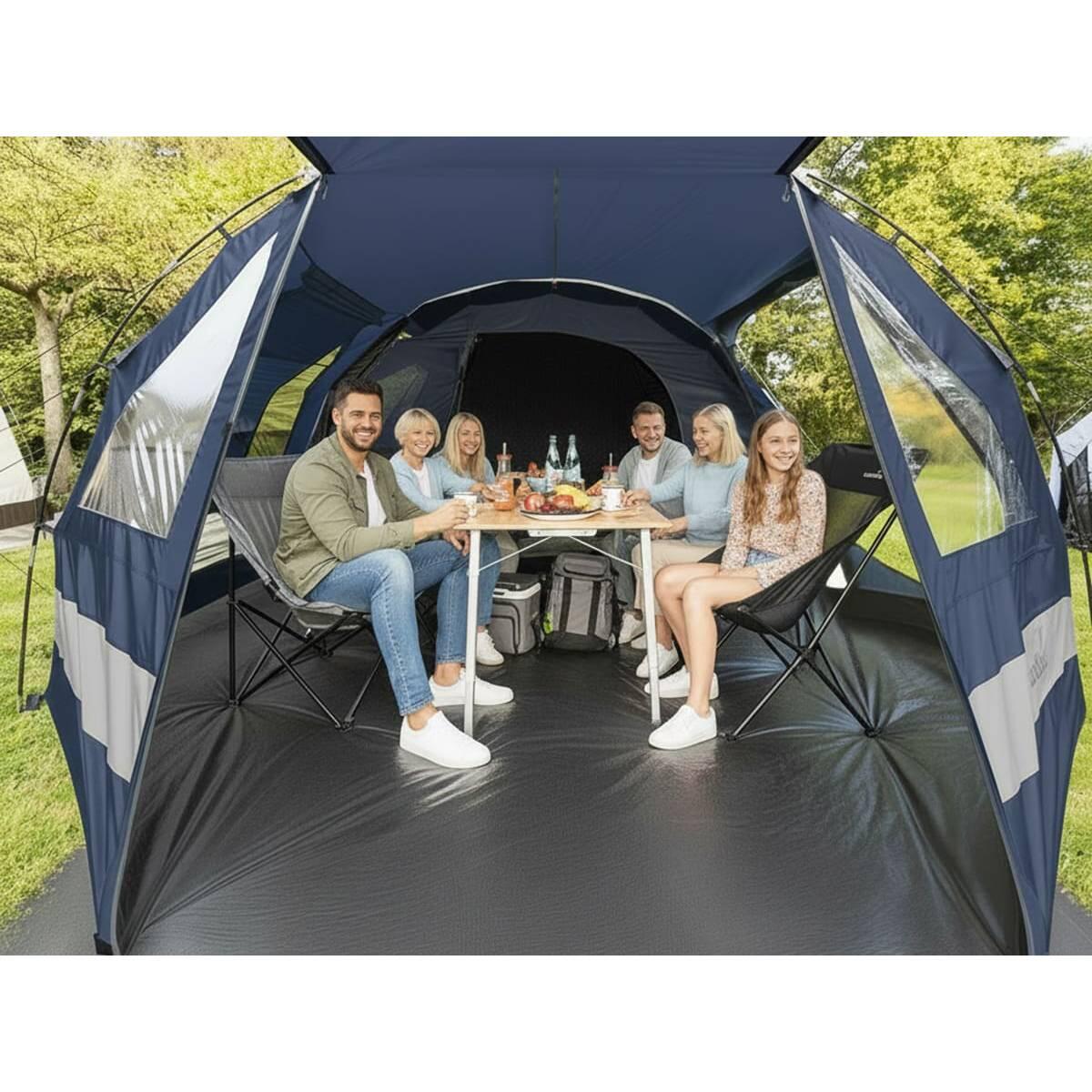 Tente tunnel Kambo 6 Sleeper Protect - Sol cousu - Cabine  noire - 6 pers 4/7