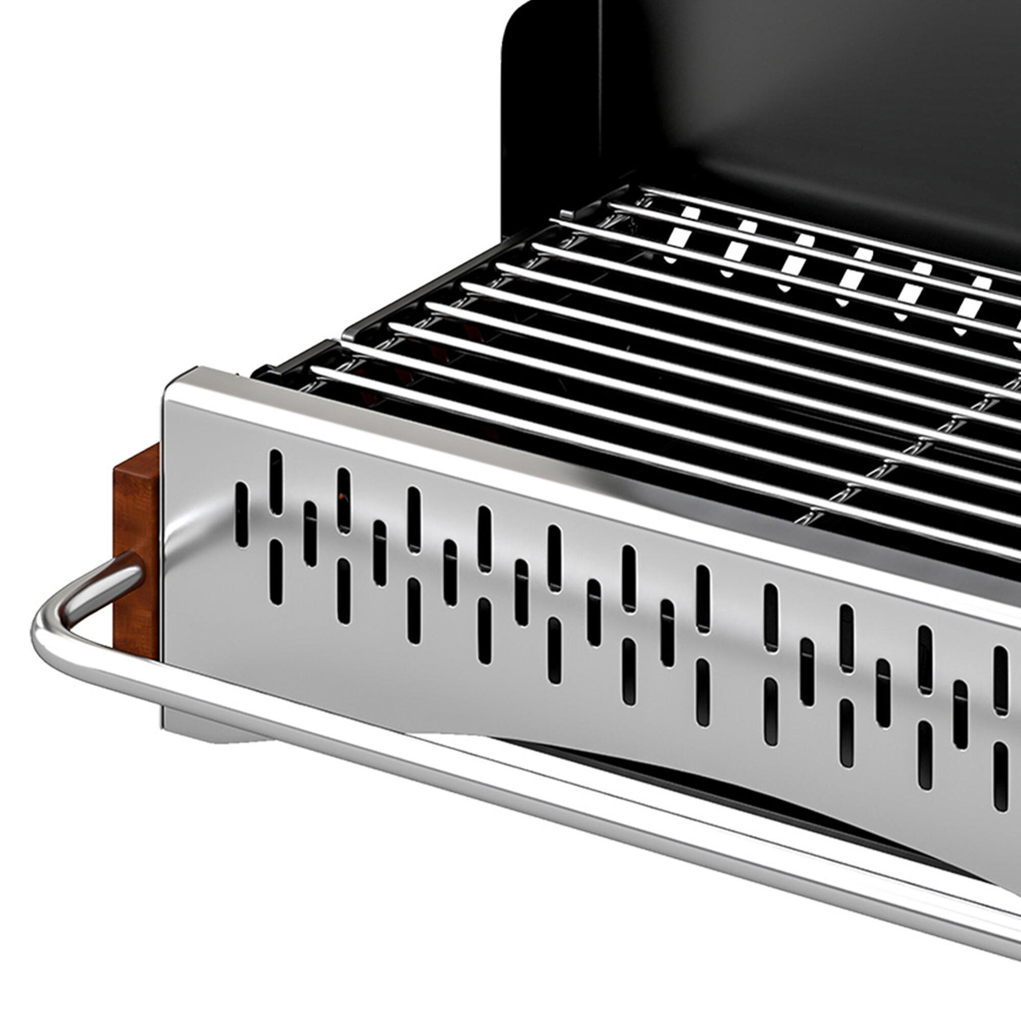 Barbecue a carvão 50.5x34x33 cm preto Outsunny 5/5