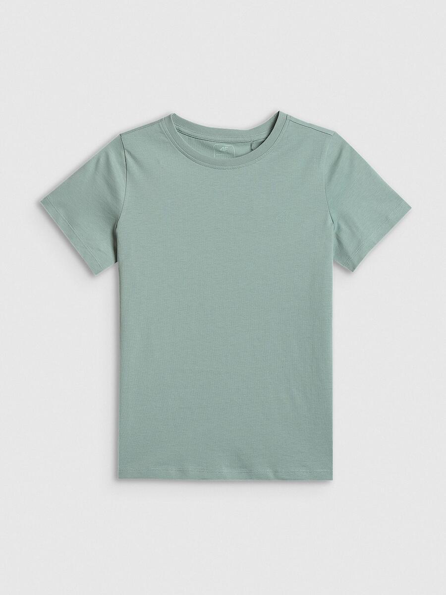 T-shirt regular gładki dziewczęcy 4F 4FJRSS26TTSHF3554 7/7