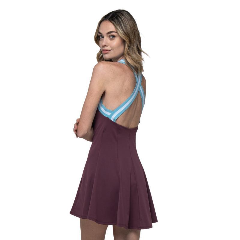Vestido Siux Apex 26 Burdeos 2/5