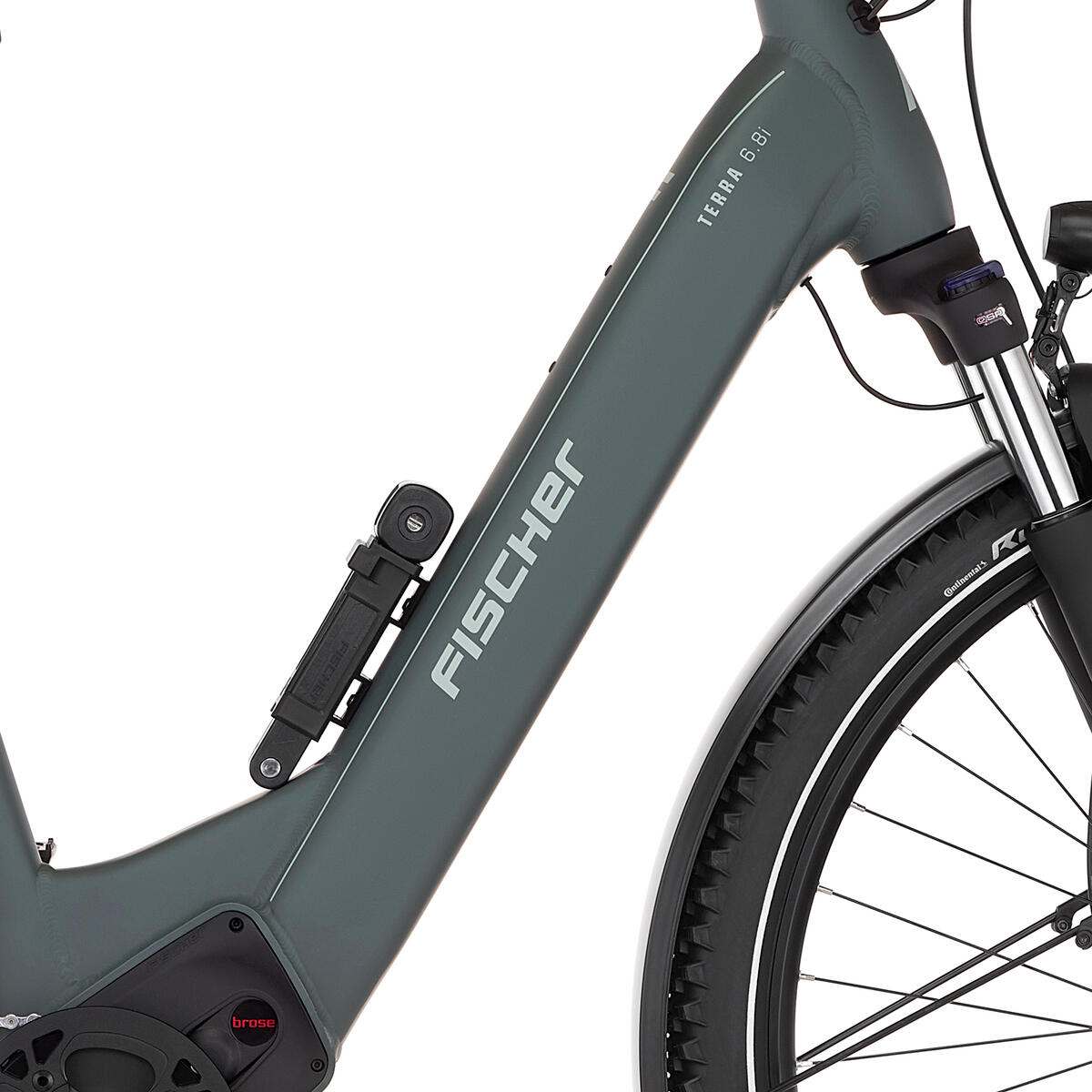 FISCHER TERRA 6.8i ULTIMATE E-Bike - grün matt, 28 Zoll, RH 50 cm, 711 Wh 7/7