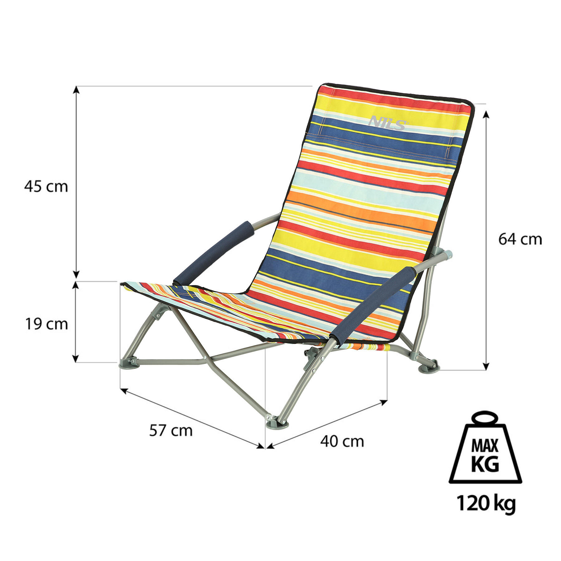 Strandstuhl Nils Camp NC3035 5/7