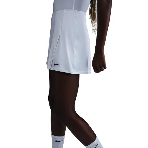 JUPE DE TENNIS  VICTORY DRI-FIT DROITE BLANC FEMME 4/5