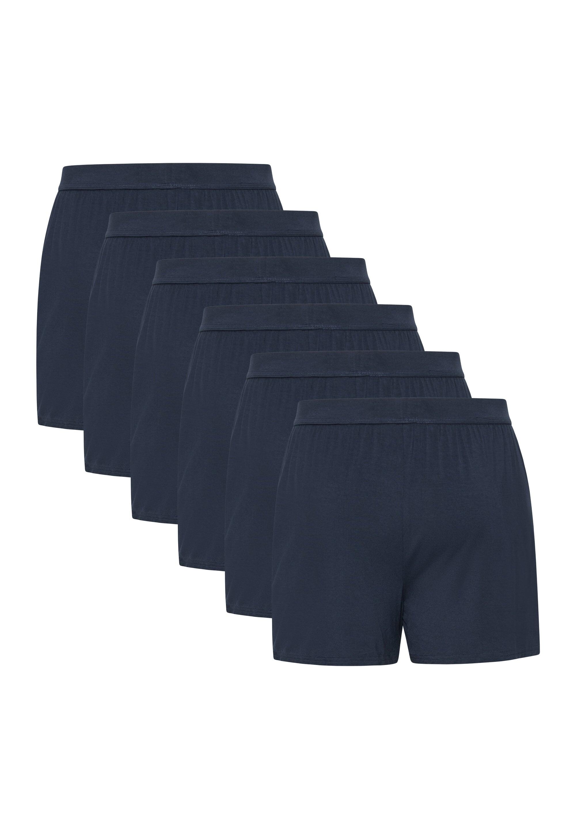 Boxers soltos de bambu para homem respiráveis com botão 6 unidades 2/5
