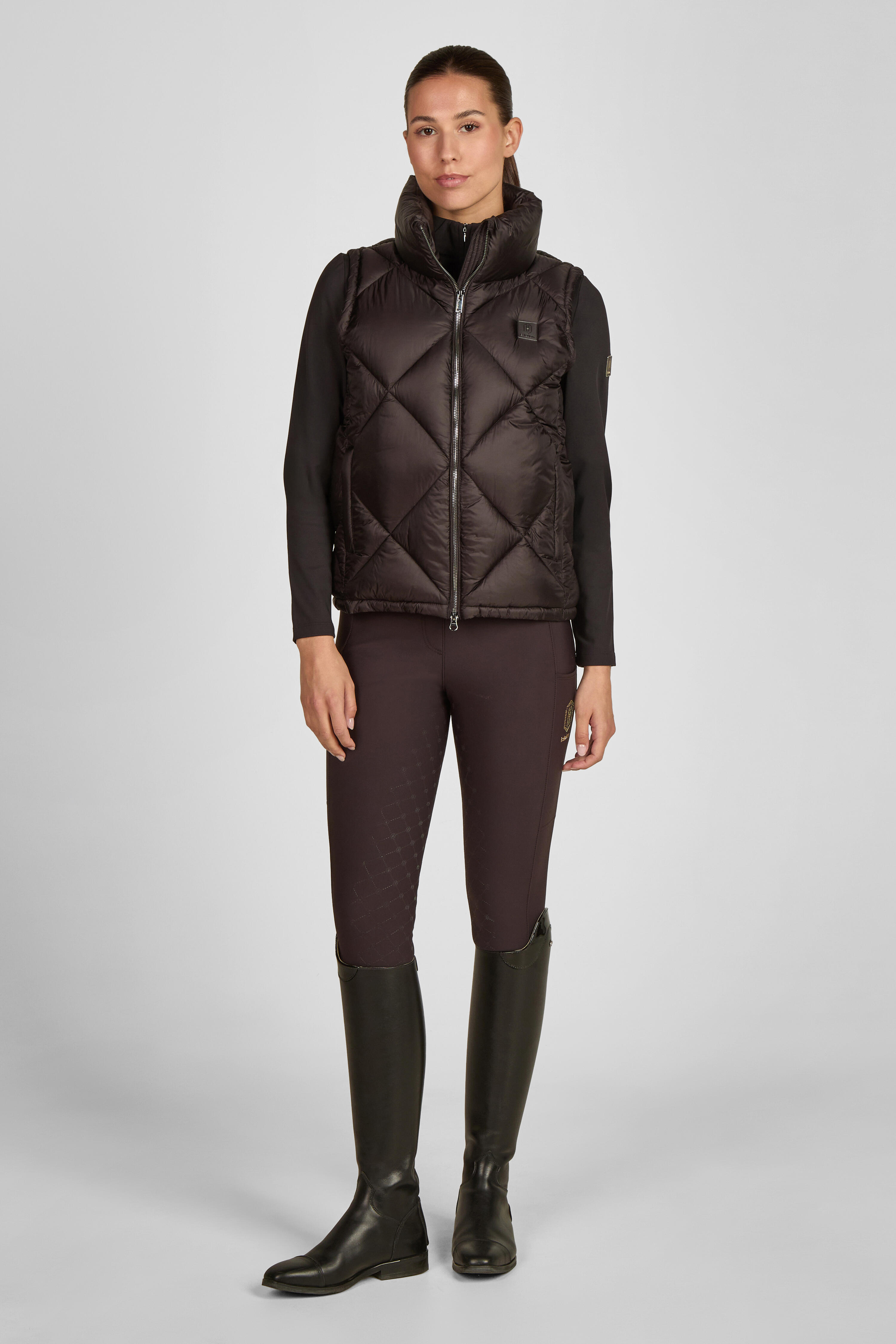GILET MATELASSÉ  NOIR TRUFFE 3/7