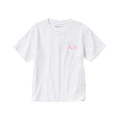 T-shirt kaws x relax white fw23