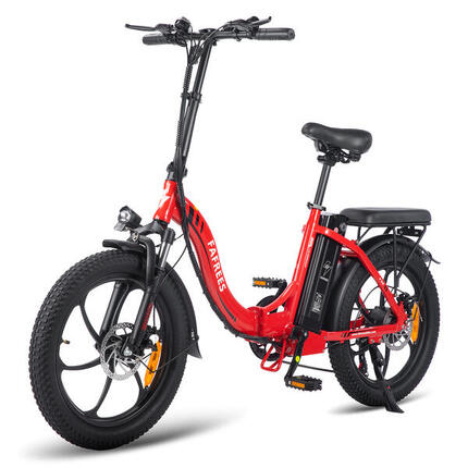F20 Vélo électrique pliant 36V 18Ah, pneus larges 20*3,0 pouces