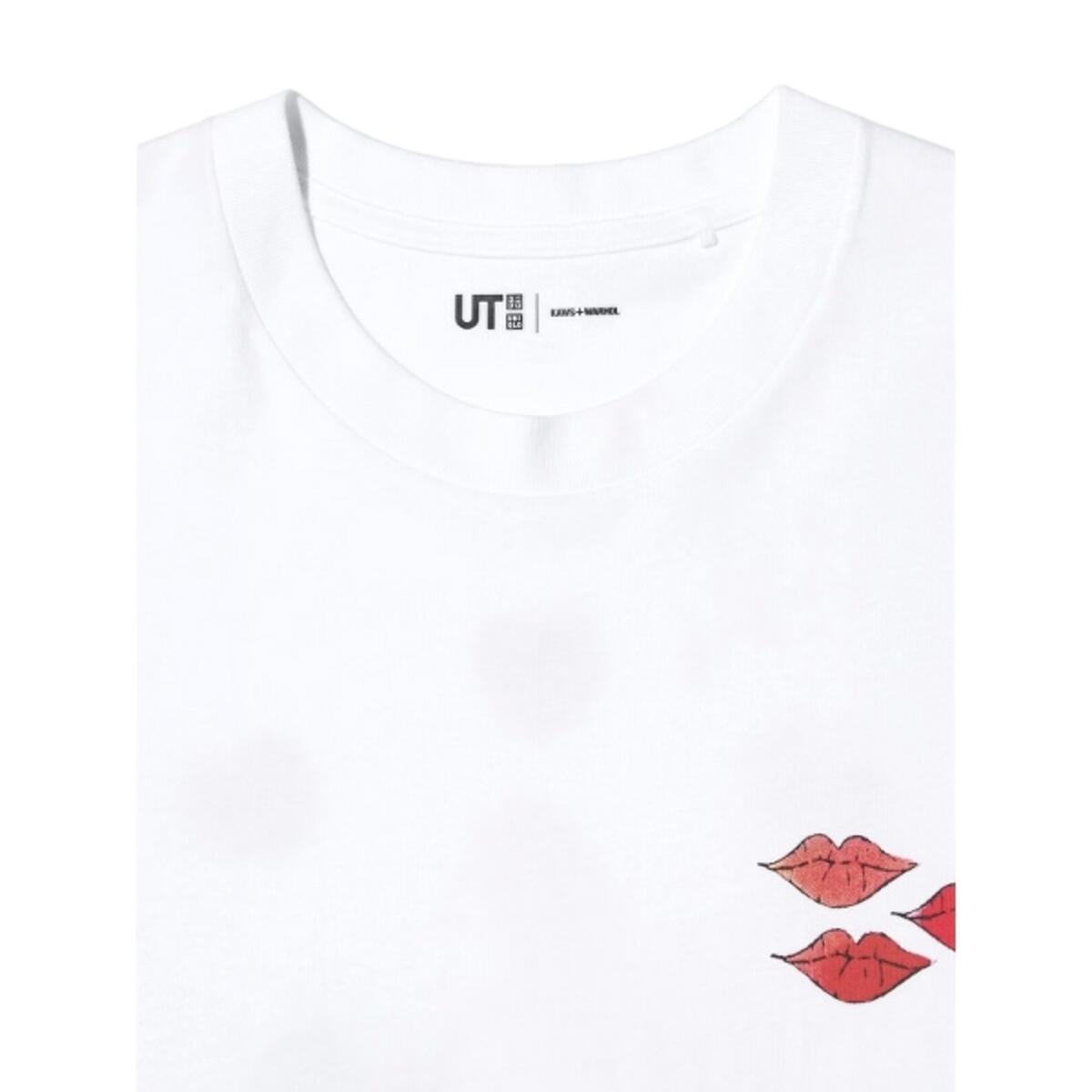 T-shirt KAWS x  Warhol UT Graphic Red White 5/5