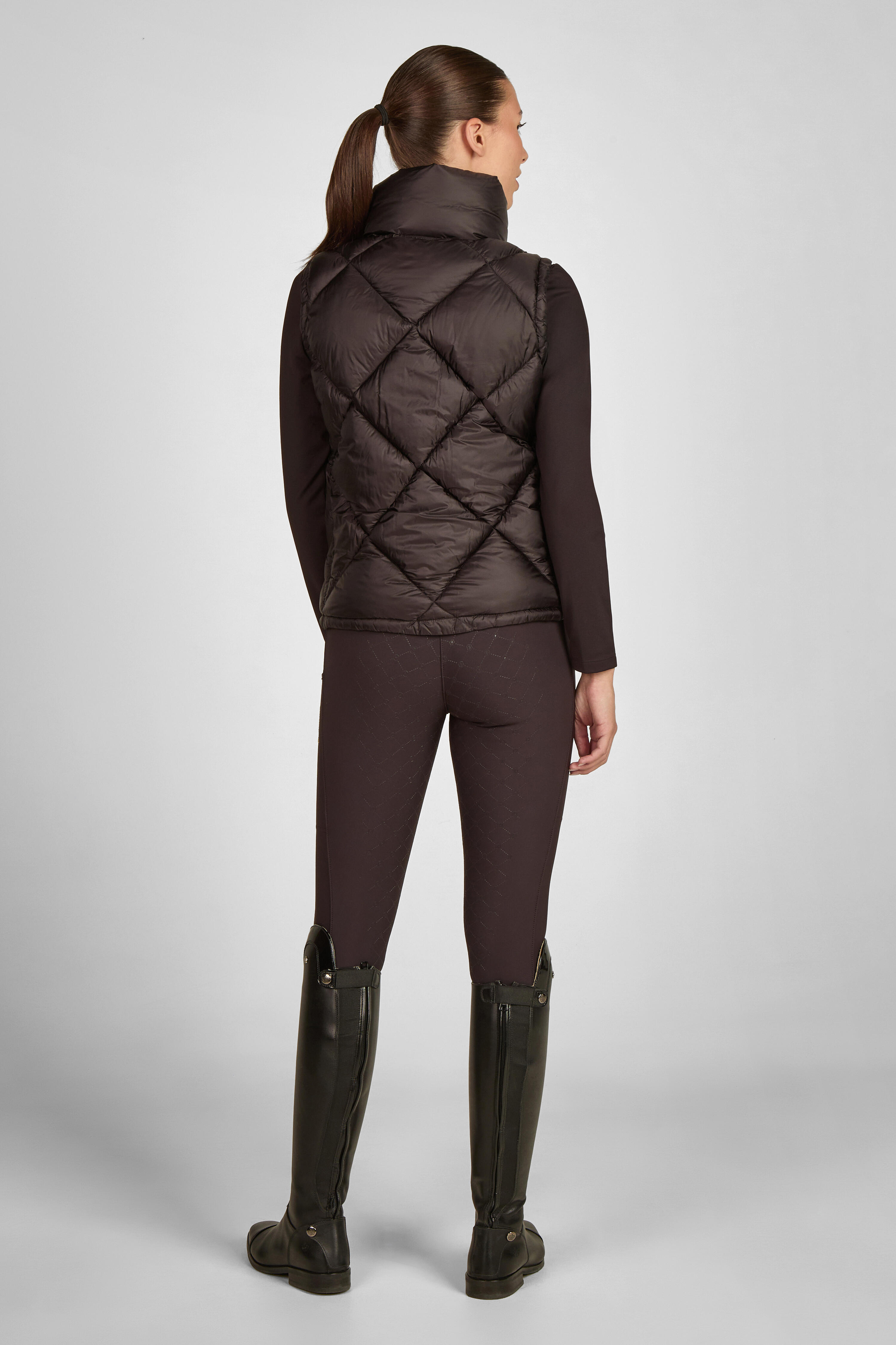 GILET MATELASSÉ  NOIR TRUFFE 4/7