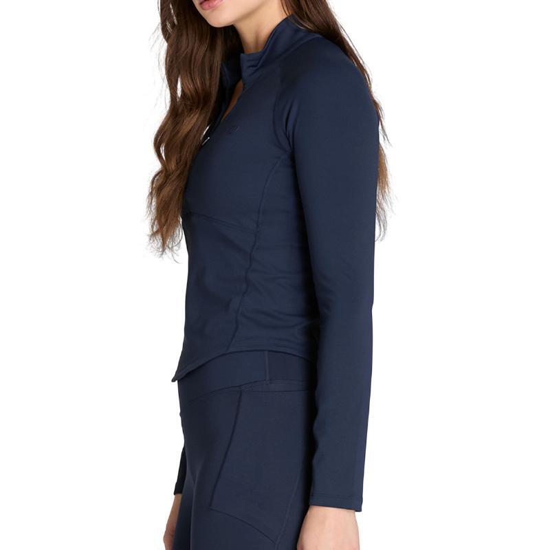 Wilson Baseline Half Zip Azul Marinho Moletom Feminino 2/5