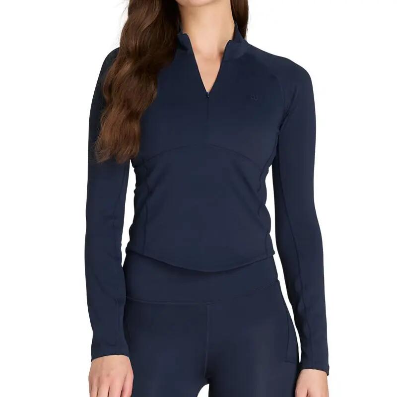 Wilson Baseline Half Zip Azul Marinho Moletom Feminino 5/5