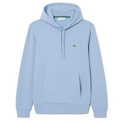 Felpa con Cappuccio Lacoste Blu Chiaro