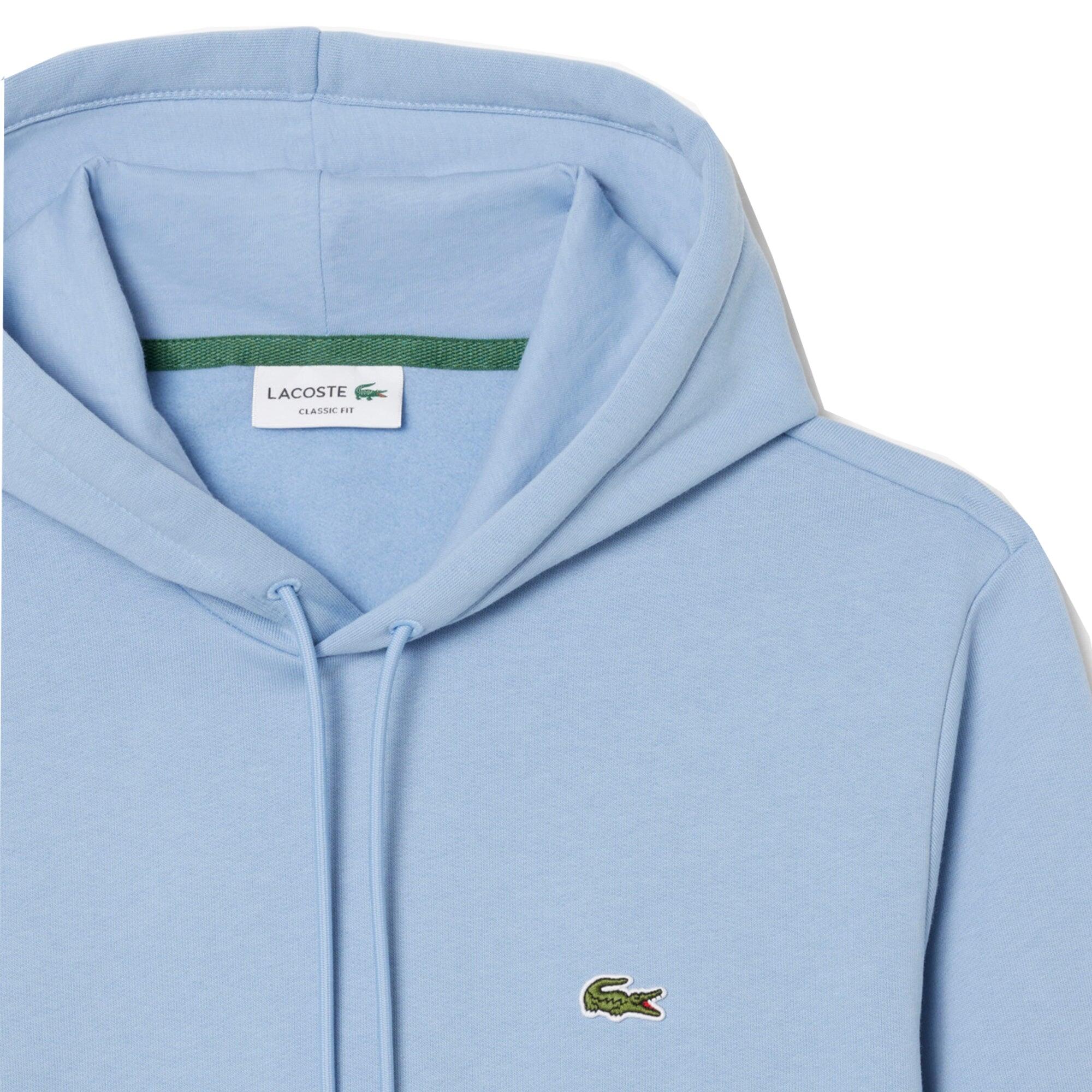 Felpa con Cappuccio Lacoste Blu Chiaro 3/3