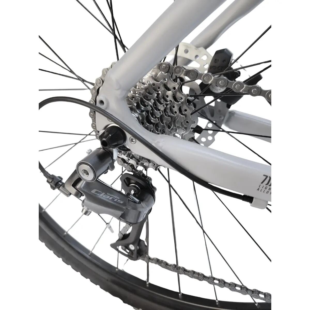 Bicicleta Gravel Devron 2.0 - 28 inch, L, Gri 4/7